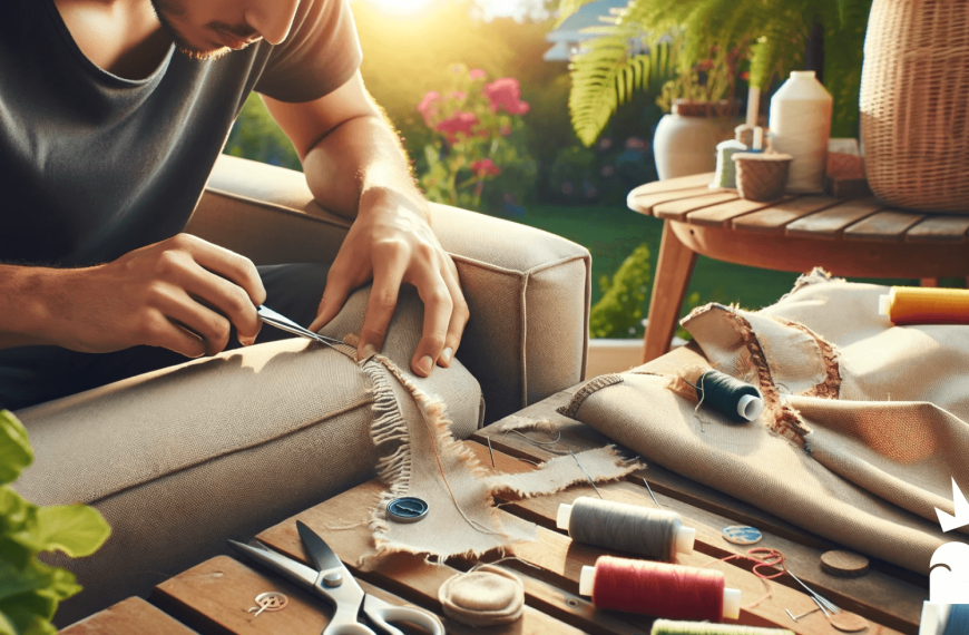 How to Repair Outdoor Furniture Fabric