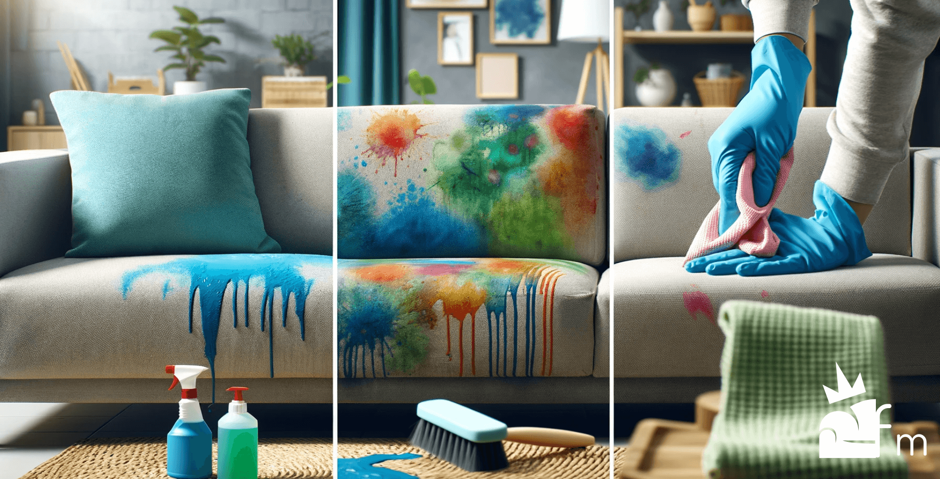 How to Get Paint Out of A Couch