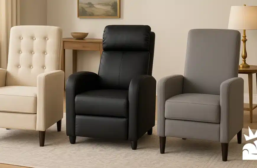 High Back Chair with Arms for Elderly