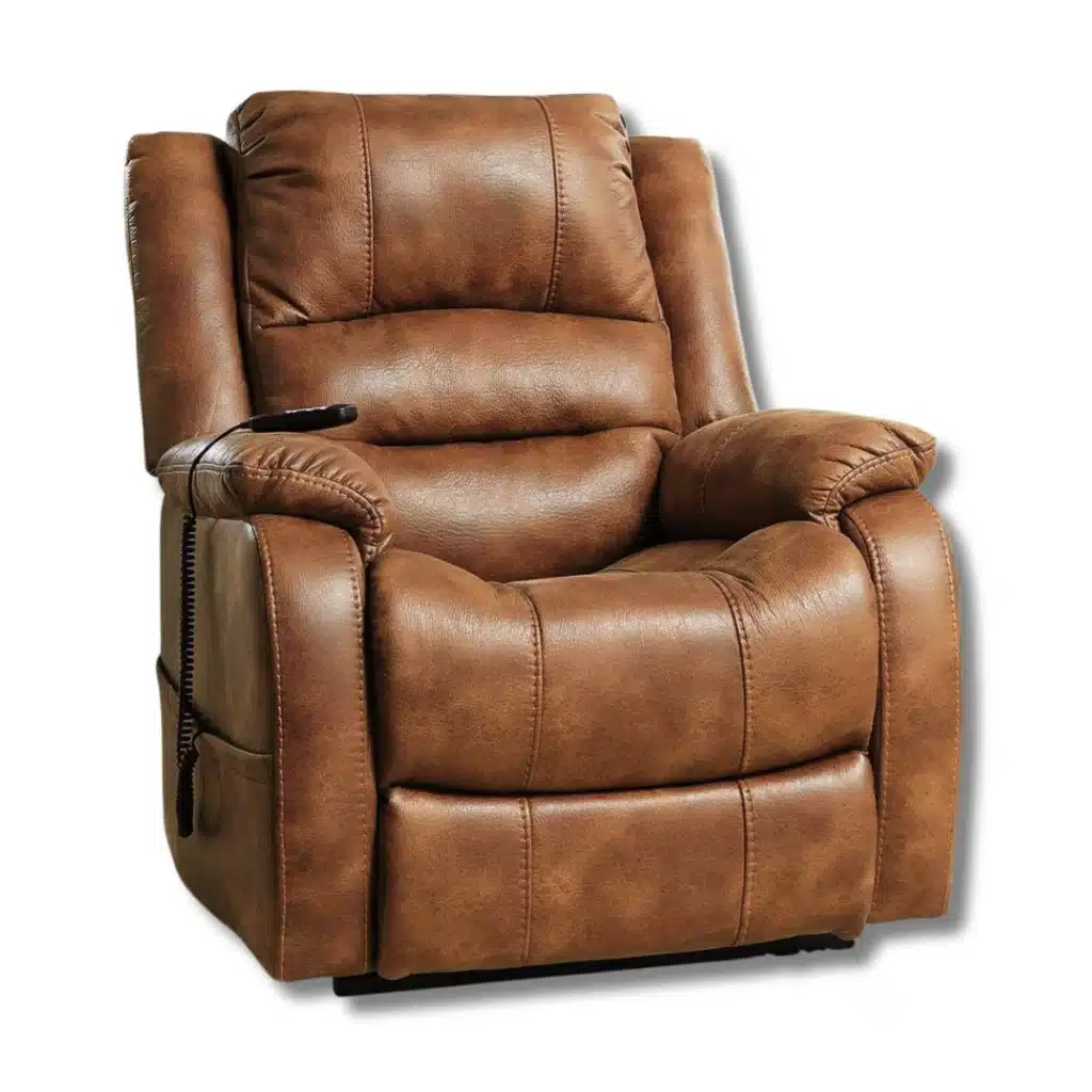 Ashley Yandel Faux Leather Electric Power Lift Recliner for Elderly